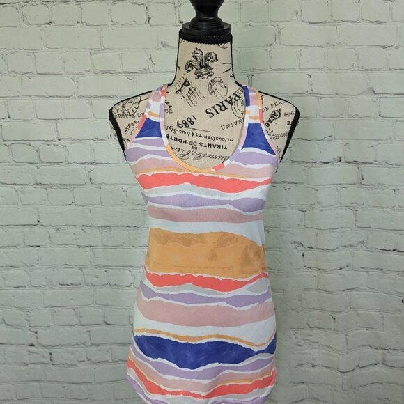 Lululemon Cool Racerback Bleacher Stripe Tank Top 6 - Picture 2 of 7